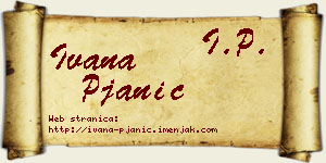 Ivana Pjanić vizit kartica